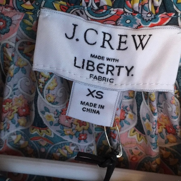 NWT J.Crew x Liberty Peasant Blouse - Picture 4 of 7